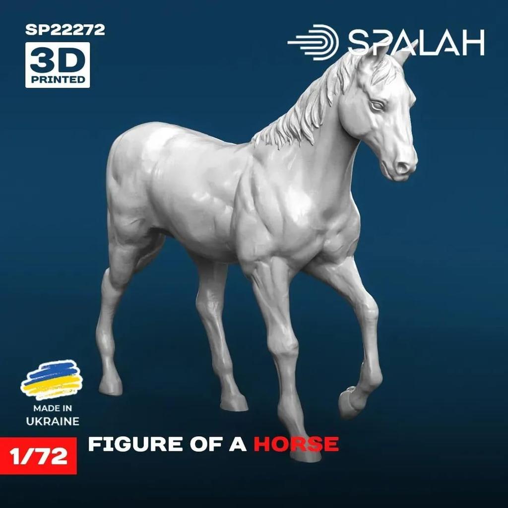 Spallach Pferd Harzbausatz SPU22272 1/72 (Tier)