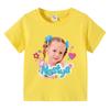 Children's Cute Nasteja Show Clothes Fun Cool Summer T-Shirt Children's Tops Girls' Clothing