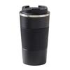 Insulated Travel Coffee Mug Black Leakage Proof Double Wall Stainless Steel Coffee Cup with Lid for Office Outdoor Home