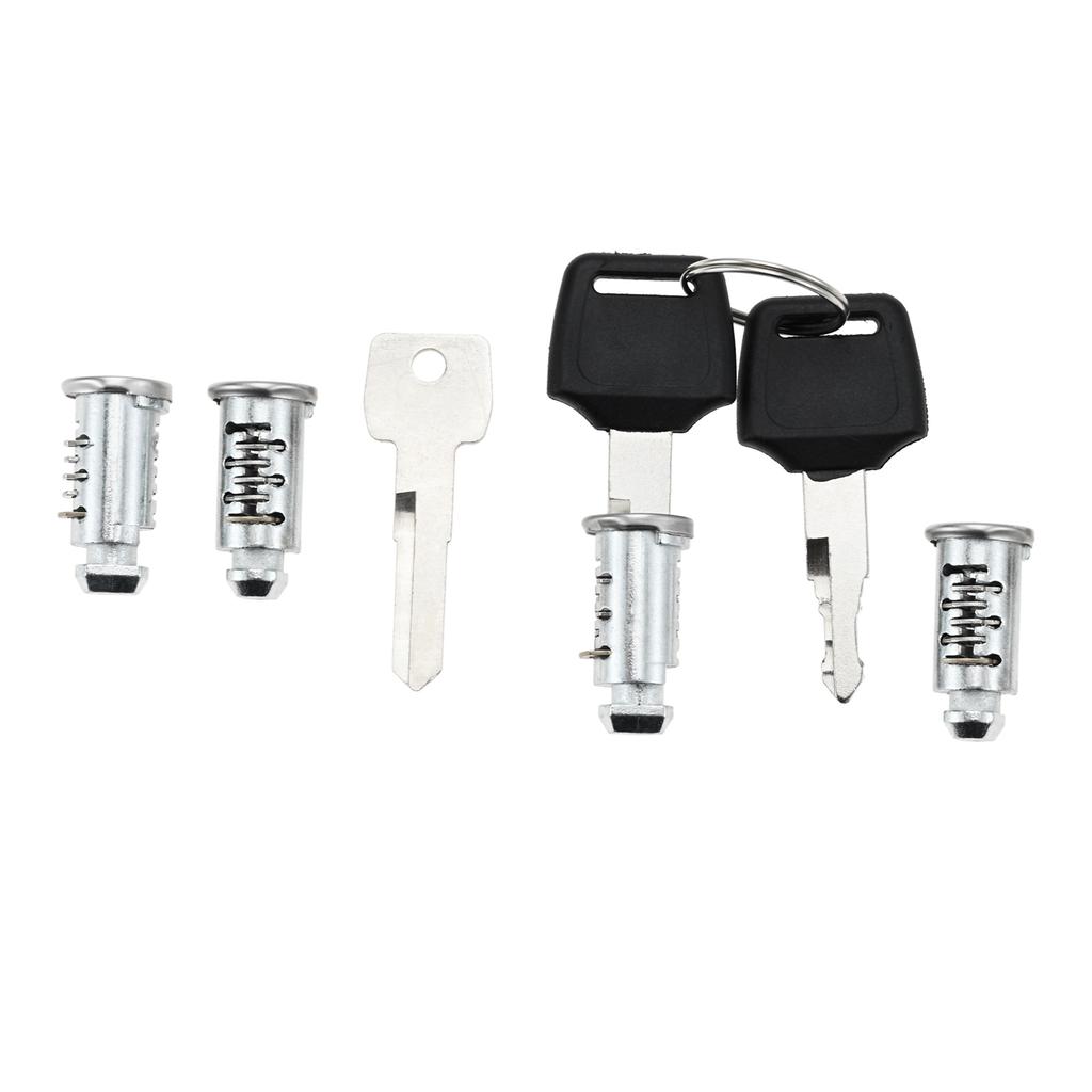 4Pcs Lock Cores for Thule Roof Racks Components One-Key System Lock Cylinders for Bike/Cargo/kayak Rack Roof with Lock Cylinder Thread Lock3