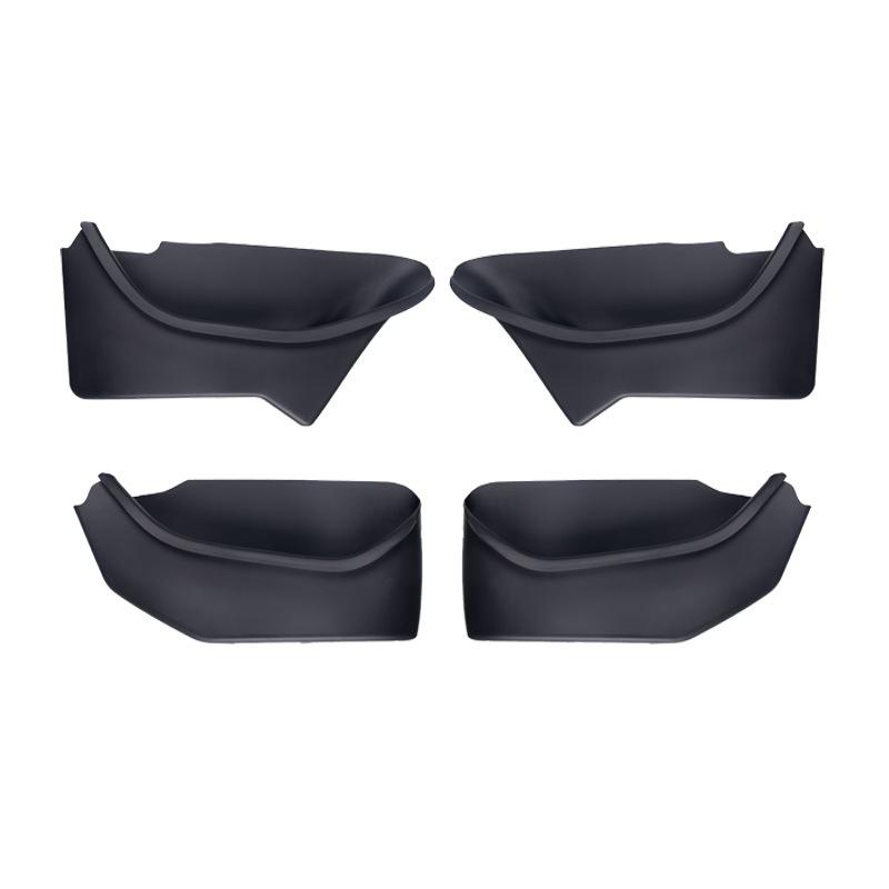 Fits Tesla Model Y/3 Refreshed, Full Wrap TPE Car Door Storage Box, Interior Accessory.