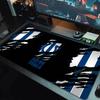 Indianapolis Colts Mauspad Großes Gaming-Tischkissen Rutschfestes Laptop-Tablet Großes Mauspadd XXL-Matte Mini-PC-Spielmatte Mit Verriegelungskante