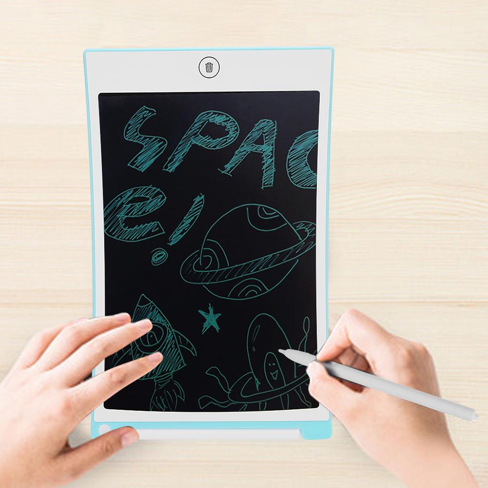 10 Inch LCD Writing Tablet Drawing Board Art Supplies Painting Tools for Children Graffiti   ArithmeticBlue