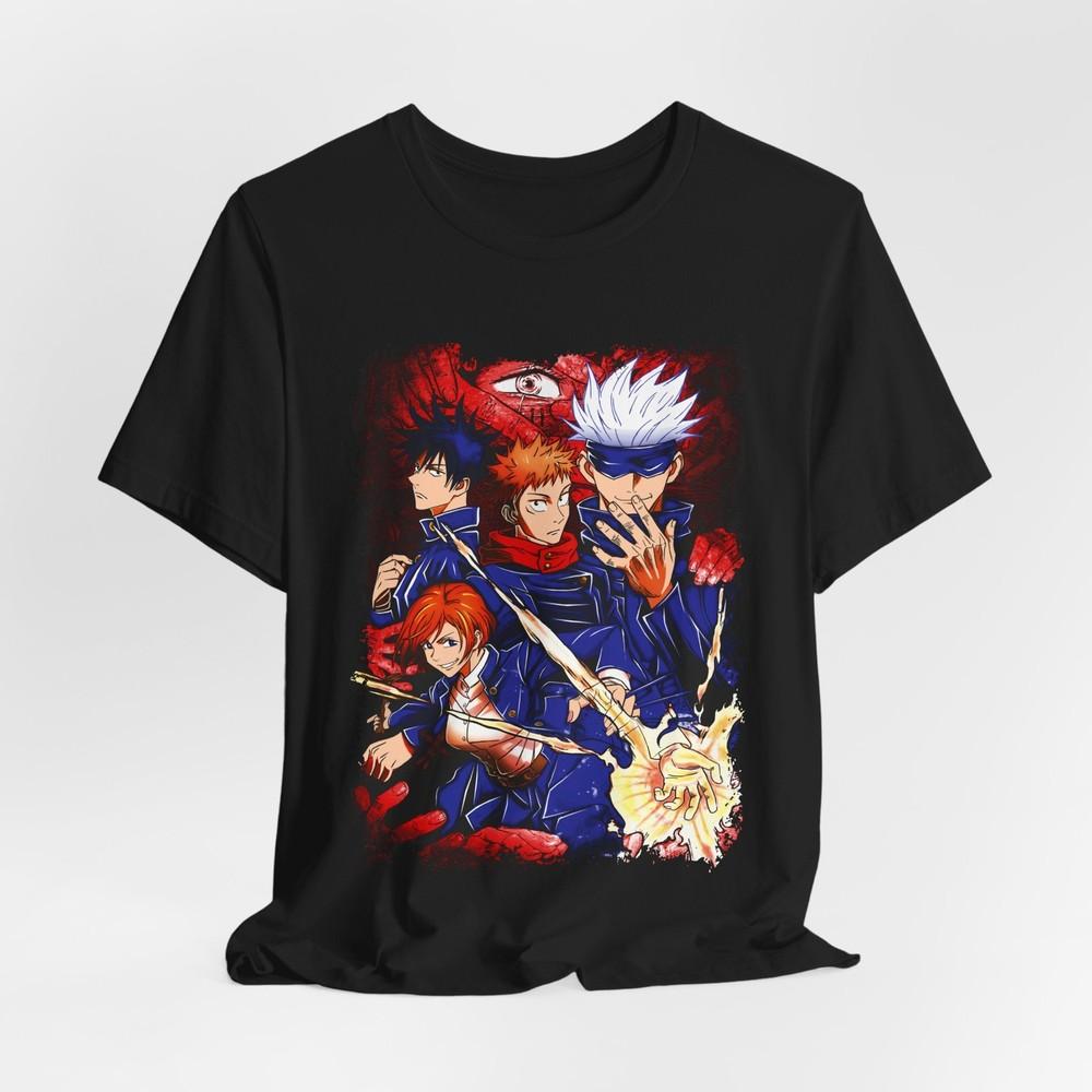 Jujutsu Kaisen Graphic T-Shirt Tee Tops, Anime Inspired T-Shirt, Unisex Jersey Short Sleeve,