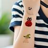 54pcs Temporary Tattoo Halloween Characters Waterproof Long-lasting Body Stickers Cute Monsters Cartoon For Children Girls