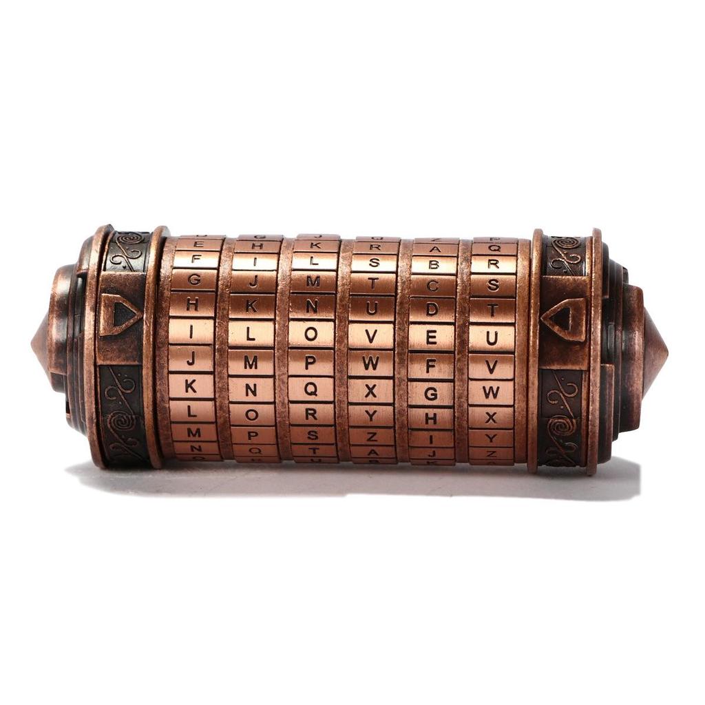 Da Vinci Code Cylinder Lock: Valentine's, Christmas, Birthday Decryption Gift