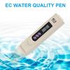 Handheld Electrical Conductivity Tester Digital Meter 1-9990µS Digital Display Testing Pen and Temperature Meter