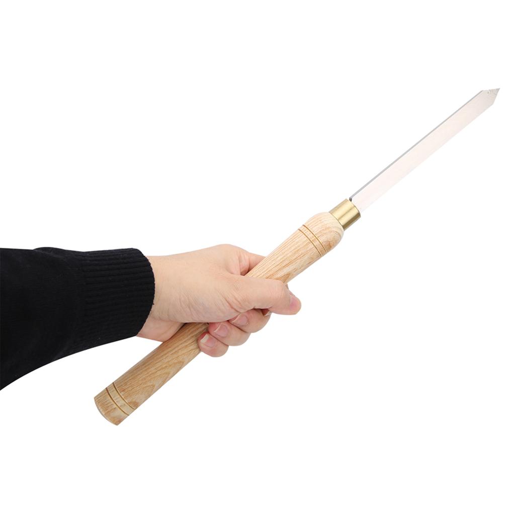 15mm0.6in HSS Woodworking Lathe Chisel SharpPointed Blade Handheld Comfortable Grip