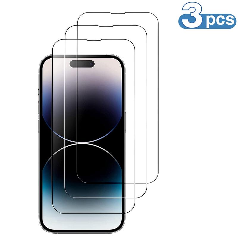 3 buc 3 buc HD pentru iPhone 14 11 12 13 Pro Max Film de protecție cu acoperire completă din sticlă securizată pentru iPhone X XR XS Max 6 7 8 Plus