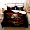 Mysterious Colored Skeleton Digital Print Polyester Bedding Sets Child Kids Covers Boys Bed Linen Set For Teens Quilt cover Set