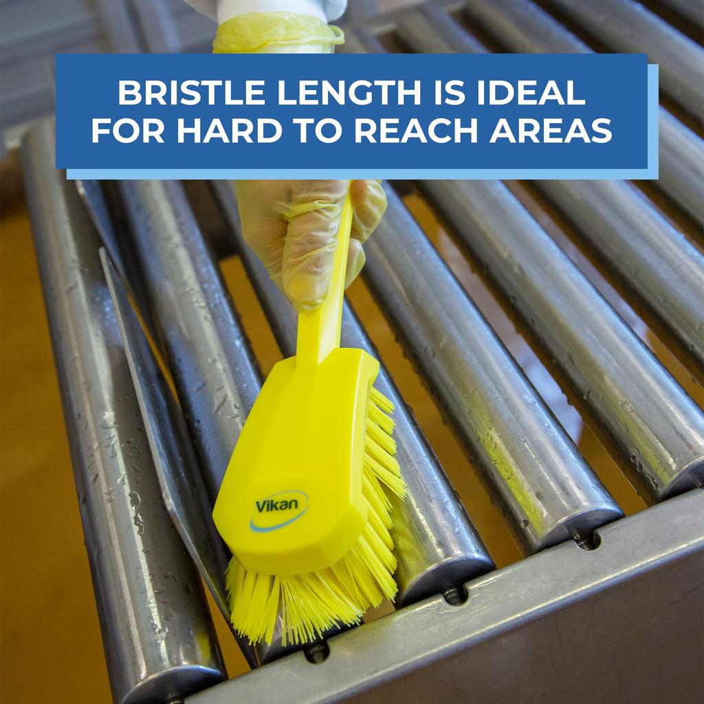 Kyowa Clean Vikan Handled Brush Hard Type Red 4192 Total Length 25cm