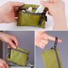 Zipper Outdoor Organizer Waterproof Ultralight Travel Cosmetic Bag Large Capacity Portable Coin Purse For Camping Hiking