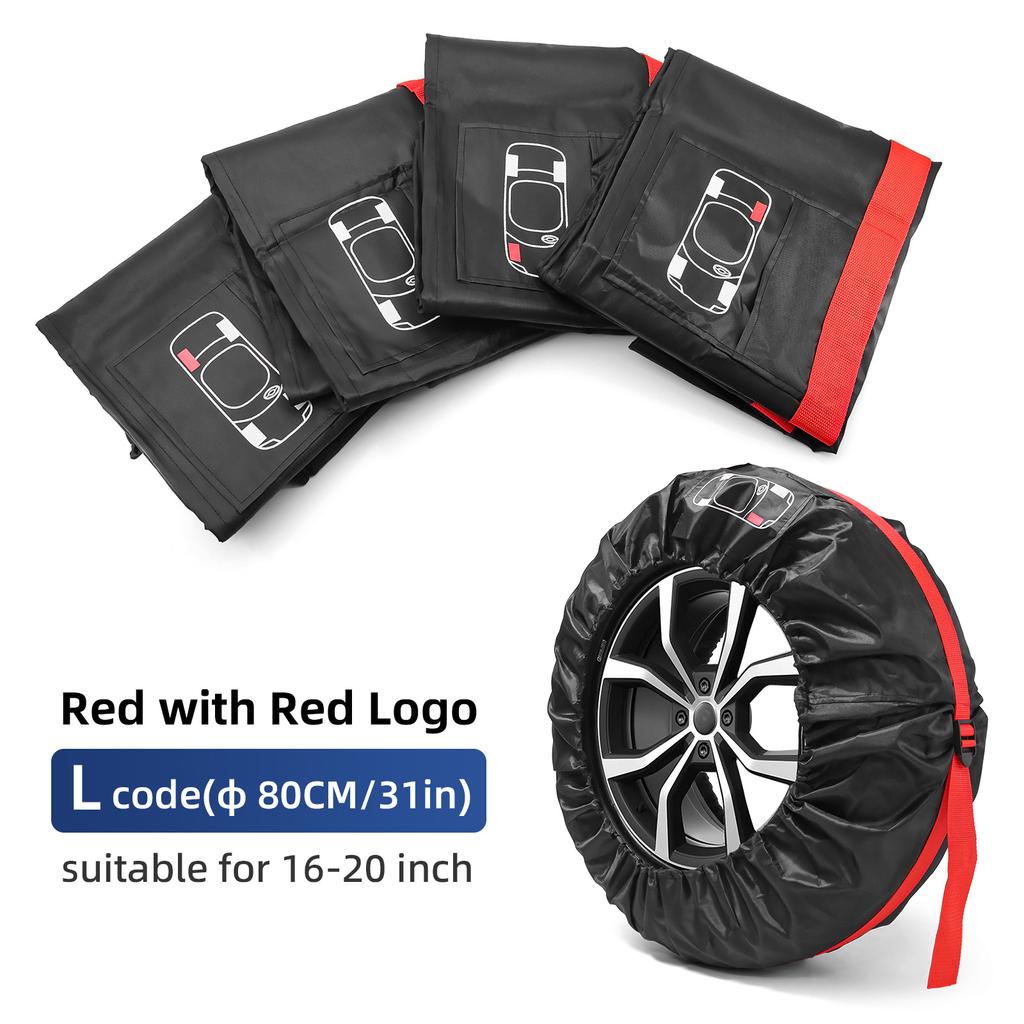 Car Spare Tire Covers Storage Bags Dustproof Waterproof S/L Universal Car Spare Cover Case Vehicle Wheel Protector Portable Bags