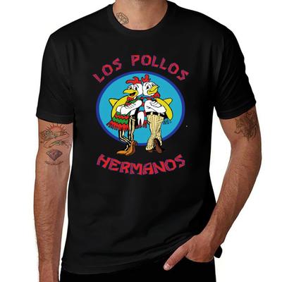 Los Pollos Hermanos Tshirt Utility Work Short Sleeve Top