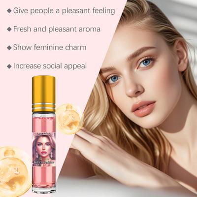 Parfüm mit ätherischen Ölen mit Pheromonen, 10 ml, eleganter Duft für Verabredungen und Partys, französische Naturöle, lang anhaltendes Aroma, Vitamin E, feuchtigkeitsspendendes Geschenk