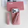 Lipstick-inspired Phone Case for Apple Devices Silicone Shockproof Soft Case with 3D Design Carry Your Lipstick
