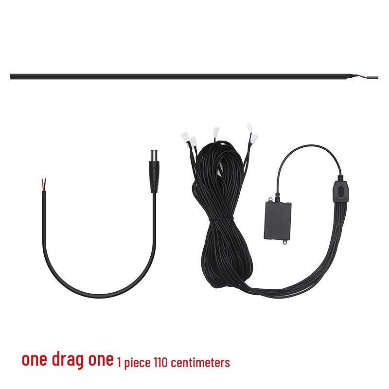 

Светодиодная автомобильная скрытая акриловая атмосферная световая полоса - Разноцветная окружающая призрачная подсветка 1 strip of 75CM