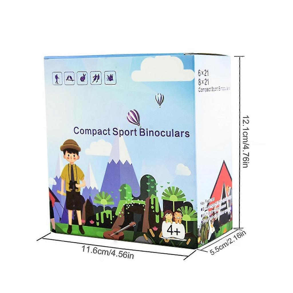 Toys Kid's Choice- Premium Children's Binoculars For Animal Watching - Binoculars For Children Waterproof - Shockproof + Outdoor Toy Gift Set Magnifyi