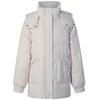 Dampuffjackor Vinter Vintage Korta Parkas Med Huva Plus Size Eleganta Tjocka Varma Dunrockar Kvinna Ytterkläder