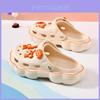 Summer Breathable Eva Cute Cartoon Girls Sandals Non-slip Hollow Design For Kids