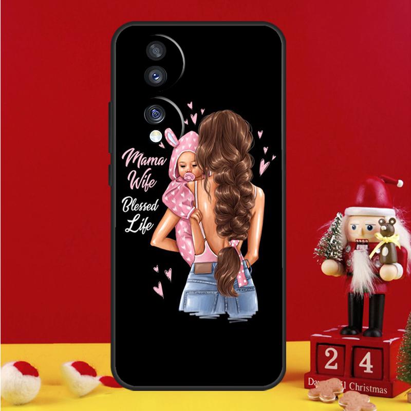 Schöne Mutter Tochter Sohn Hülle Für Honor Magic 7 6 8 Pro Honor Win X9a X9b X9c X9d X8c X8b 50 70 90 200 400 Lite Abdeckung