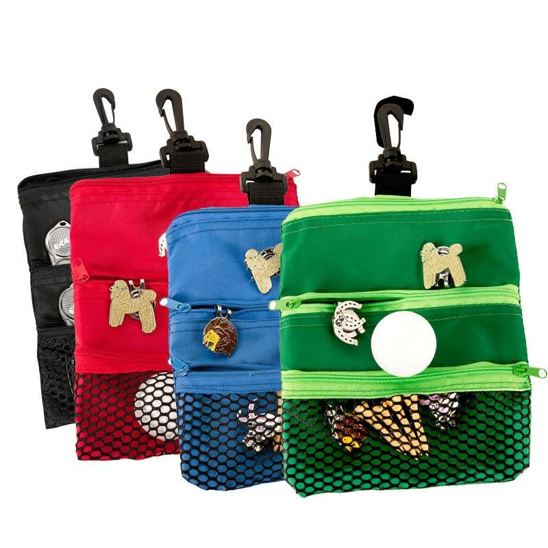 

Golf Ball TEE Cloth Bag Golf Accessories Spikes Bag Waist Bag Golf Tool Bag