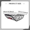 Rear Basket Cargo Carbon Steel Easy to Install Luggage Storage Organizer Dogs Carrier for