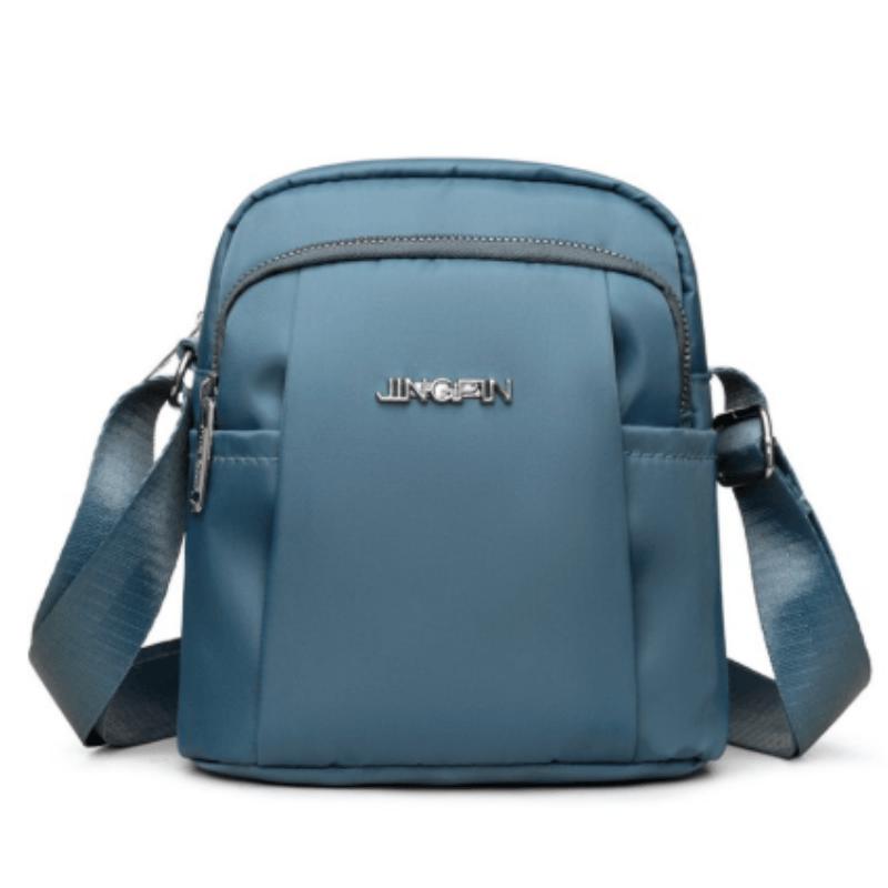 

Женская сумка через плечо Легкая сумка-мессенджер из ткани Оксфорд Спортивный стиль one size fits all тёмно-синий