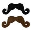 Fake Mustache Self Adhesive Novelty Fake Mustache,Fake Beard Mustache for Mustache Party Halloween Festival Performances