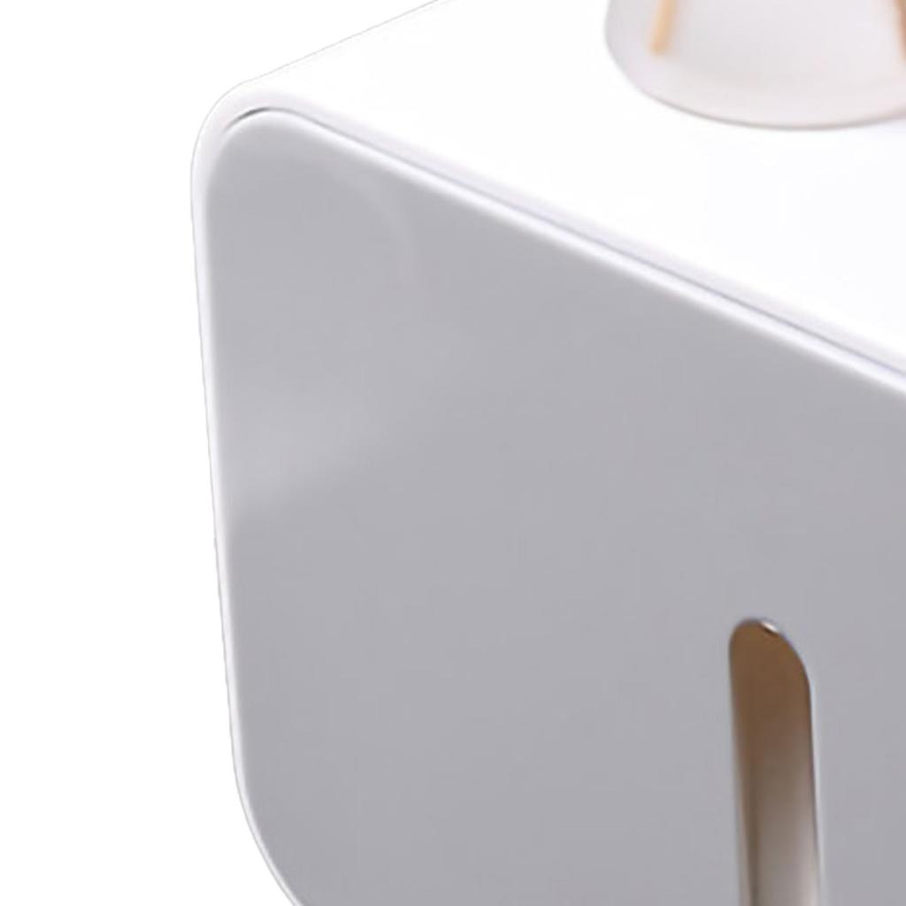 Wandmontierte Taschentuchbox Doppelter Papierauslass Wasserdicht und Feuchtigkeitsbeständig Taschentuchhalter für Badezimmer Grau