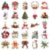 50pcs Retro Christmas Cartoon Stickers for Notebook, Skateboard, Speaker, Desktop