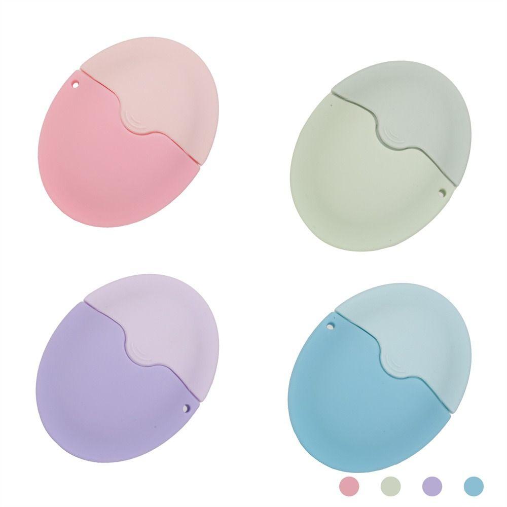 Silicone Suncream Roller Applicator Refillable Stitching Color Sunscreen Lotion Applicator Oval Roll On Sponge Applicator Travel