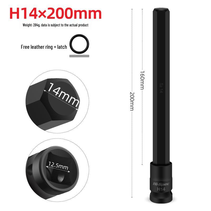 Hexagonal S2 Electric Impact Wrench Screwdriver Bit