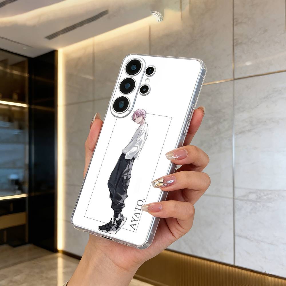 

F-Fukuhara Tamon Anime Portrait Phone Case For Samsung S25,S24,S21,S22,S23,S30,Ultra,S20,Plus,Fe,Lite Transparent Cover Samsung S24