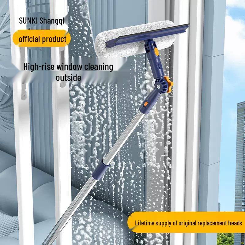 Multifunctional Soft Rubber Squeegee for Glass and Floor Cleaning