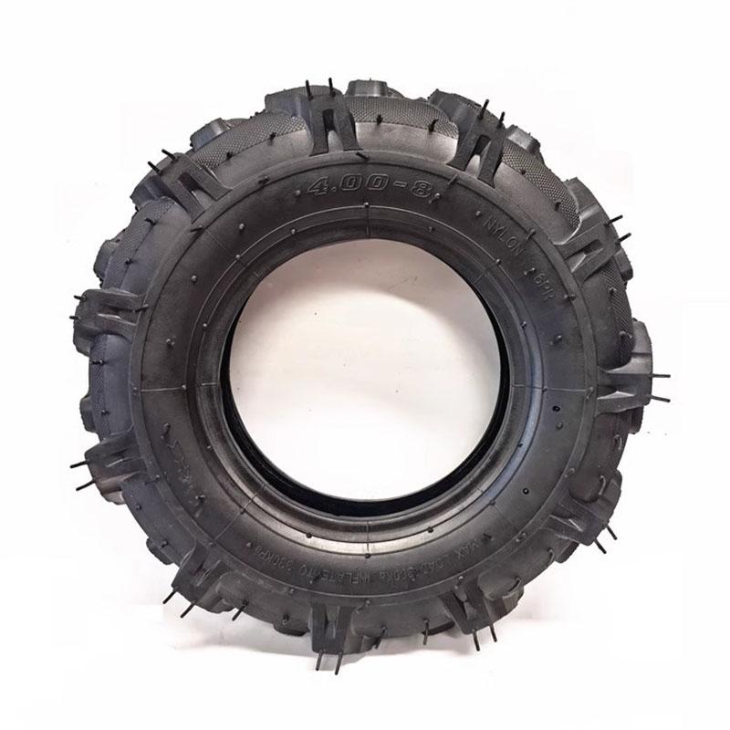 Herringbone 4.00-8 Tyre Parts Agriculture Tire Tractor s Micro Cultivator Agricultural Machinery 400-8 Rubber