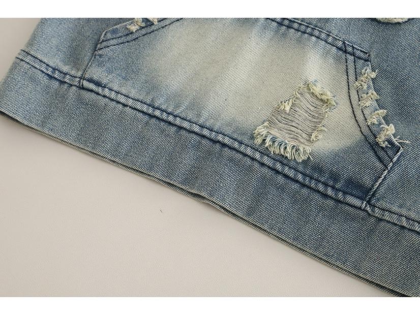 Chlapecká dvoudílná souprava s kapucí z džínové bavlny: Jarní/podzimní styl s potiskem písmen a velkými kapsami, dlouhé rukávy