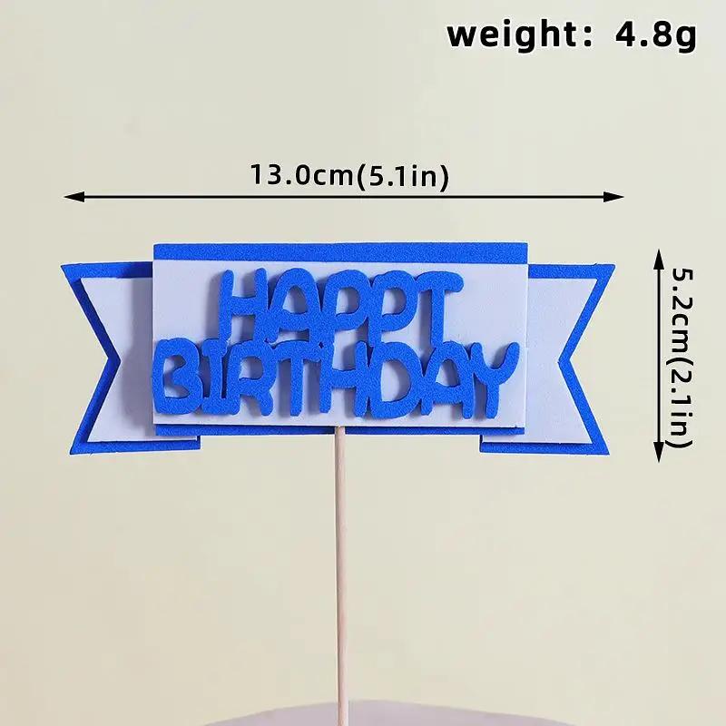 Blue Pink Hot Air Balloon Cake Topper Gender Reveal Party Cake Decoration Kids Boy Girls Birthday Party Supplies Baby Shower