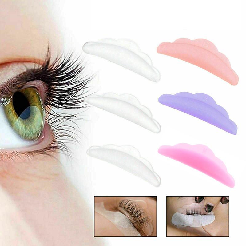 5 Pair Lash Lift Lifting Curlers Curl Silicone Shields Pads Multicolor Reusable