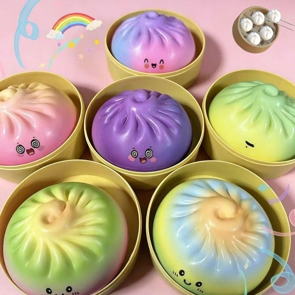 Glitter Dumplings Blind Box Squeeze Toy Stress Relief Sensory Ball  For Stress Anxiety Relief