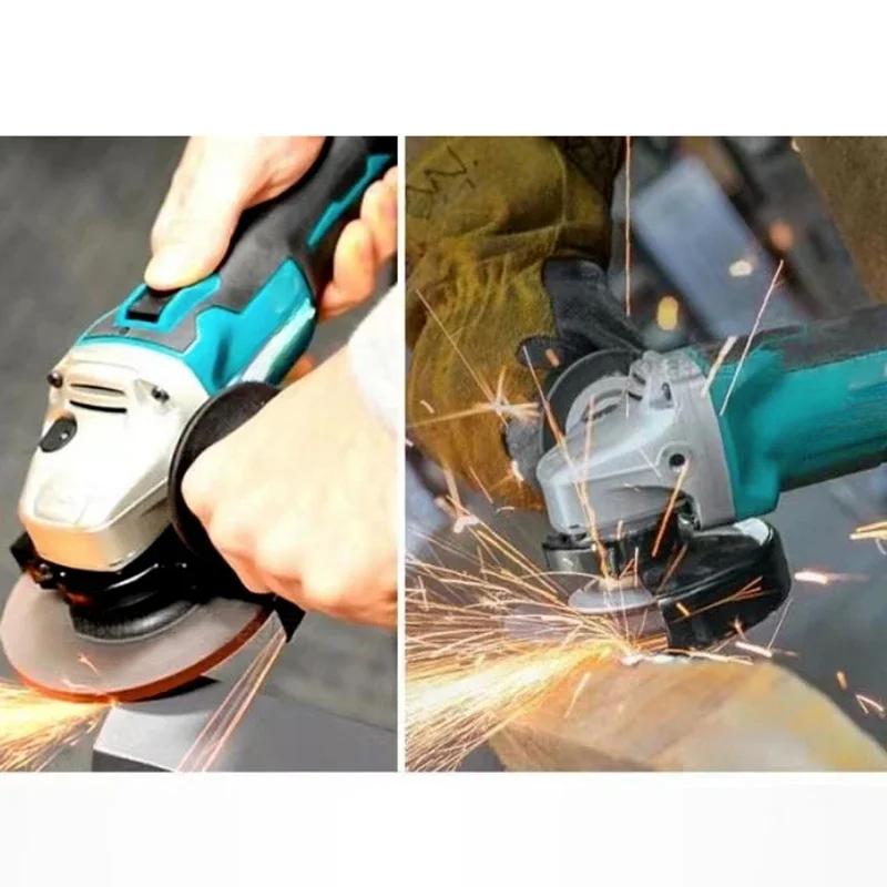 18V 125mm DGA404 Brushless Lithium Electric Angle Grinder Rechargeable Cutting Machine High Power Polishing Machine
