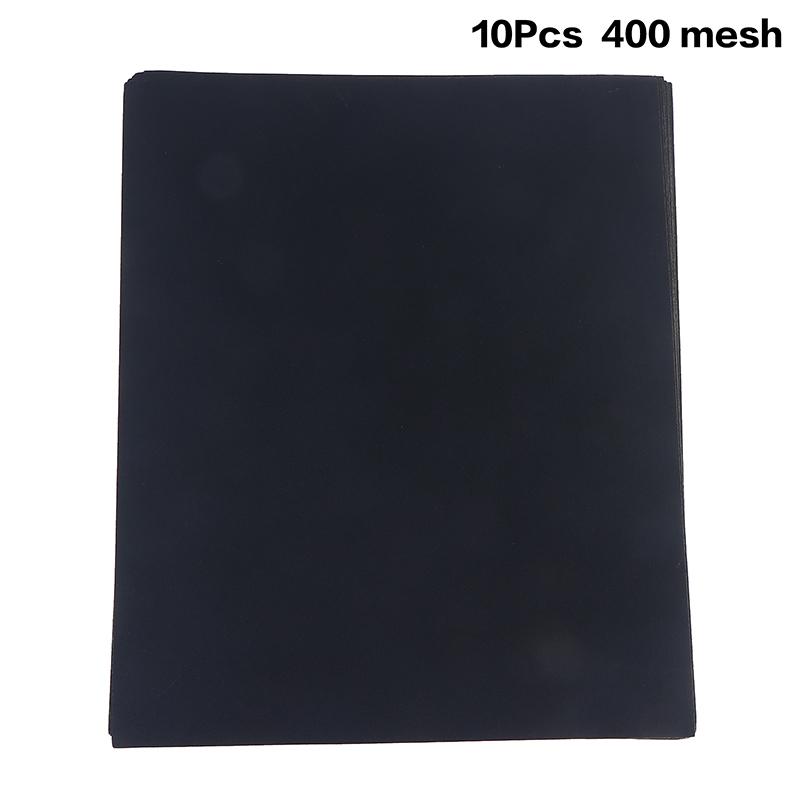 10Pcs Sandpaper 60-2000 Wet And Dry Dual-Use Car Wood Grinding And Polishing Resistant Silicon Carbide Water Sandpaper