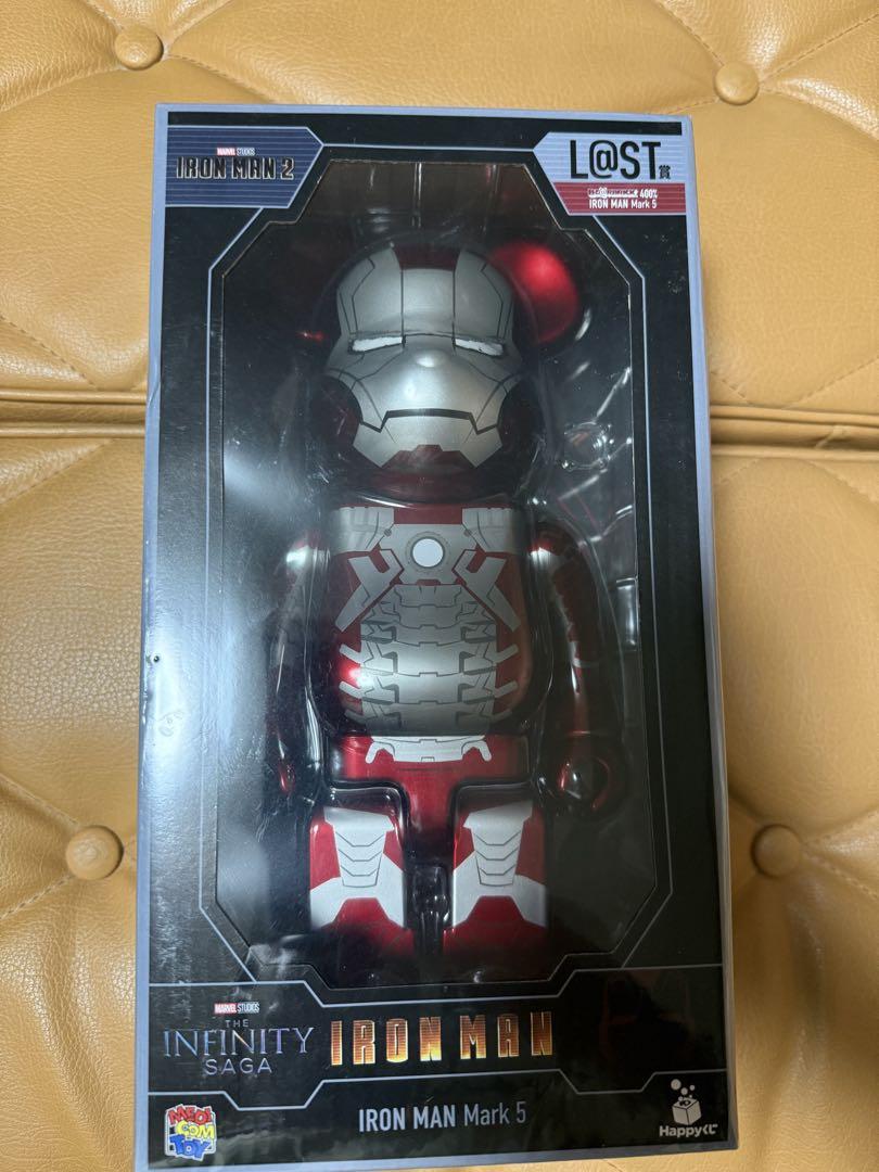 

[USED] Happy Lottery Last Prize Iron Man Bearbrick