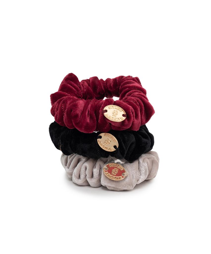 Siyazu Siac3098 Cloud Velvet Mini Scrunchie Set