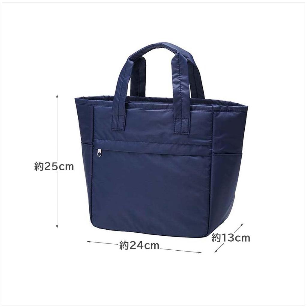 Torne Insulated Lunch 5L Fits 500ml PET Bottles Includes Ice Pack Pocket and Zipper 24cm W X 25cm H X 13cm D Bag, GRANDE, Navy, Vertically, Pocket,