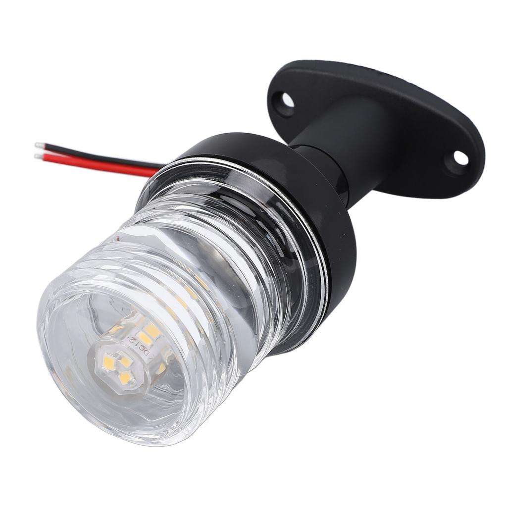 Boat Stern Light 5 Inch 12?24VDC White Color 360 Degree 2NM Visibility IP66 Water Proof Marine