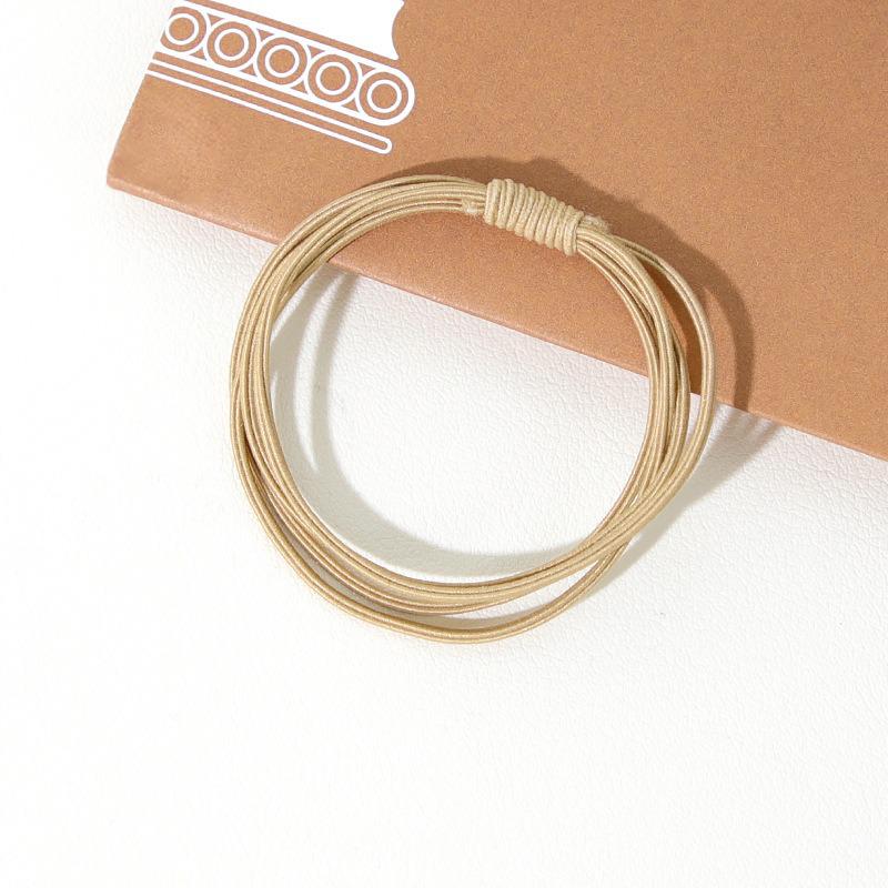 4-in-1 High Elastic Knotted Women's Hair Ties and Bands for Ponytails