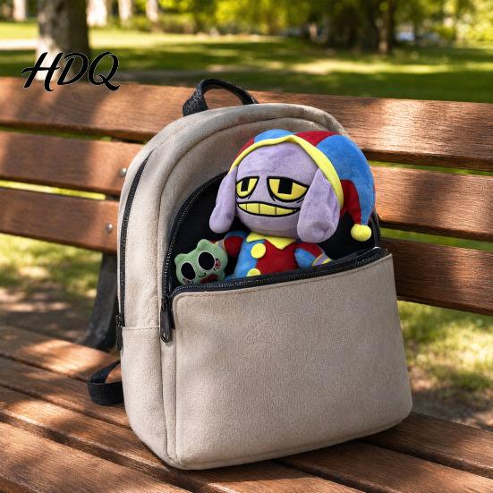 Plush Stuffed Animal Digital Circus Doll Cute Cartoon Character Toy Soft Pillow Collectible Plushie for Kids Christmas Thanksgiving Birthdays Gift