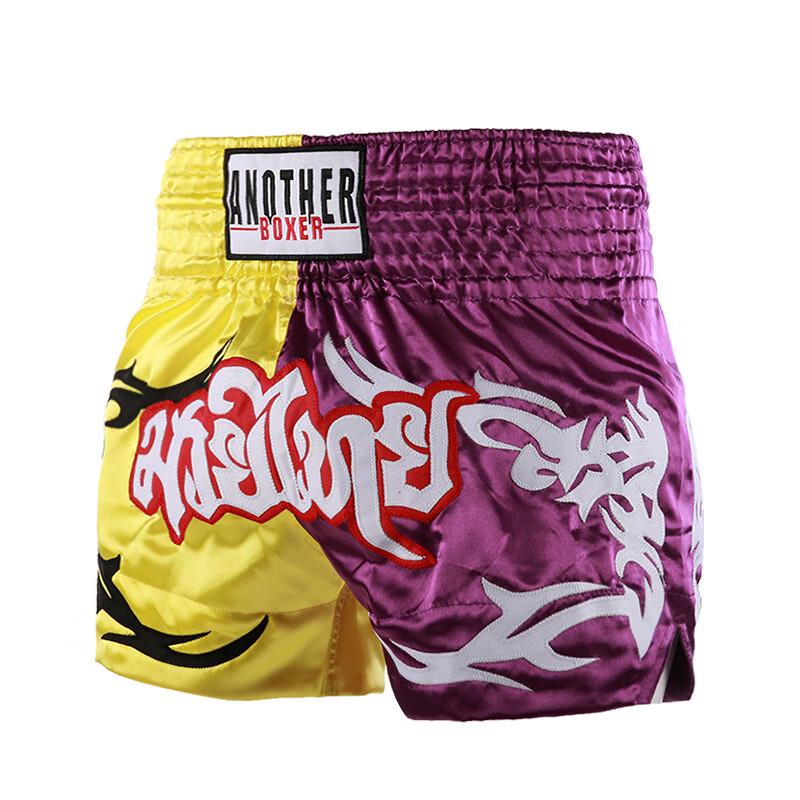 ANOTHERBOXER Multi-Color Spliced Boxing & Combat Training Shorts XXL