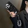 Case For POCO F7 Ultra F5 F6 M7 M6 X5 X6 X7 PRO X3 X4 GT Xiaomi 14T 15T Pro 15 Leopard Print With Lanyard Matte PU Leather Cover